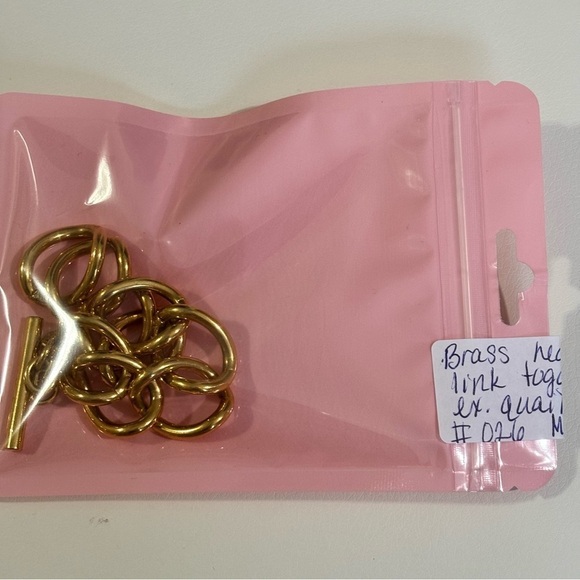 Monet toggle bracelet large gold tone  chain link #026 - Picture 7 of 7